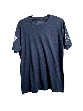 Grunt Style Large Mens Graphic T-Shirt "This Well Defend" Charcoal Gray Short Sl